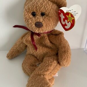 TY Bear - Curly in mint condition!